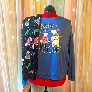 Secret Treasures 2pc pj set Baby it’s cold outside